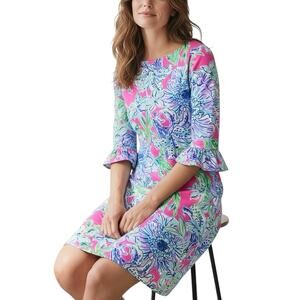 Lilly Pulitzer Sophie Ruffle Sleeve Midi Dress - S